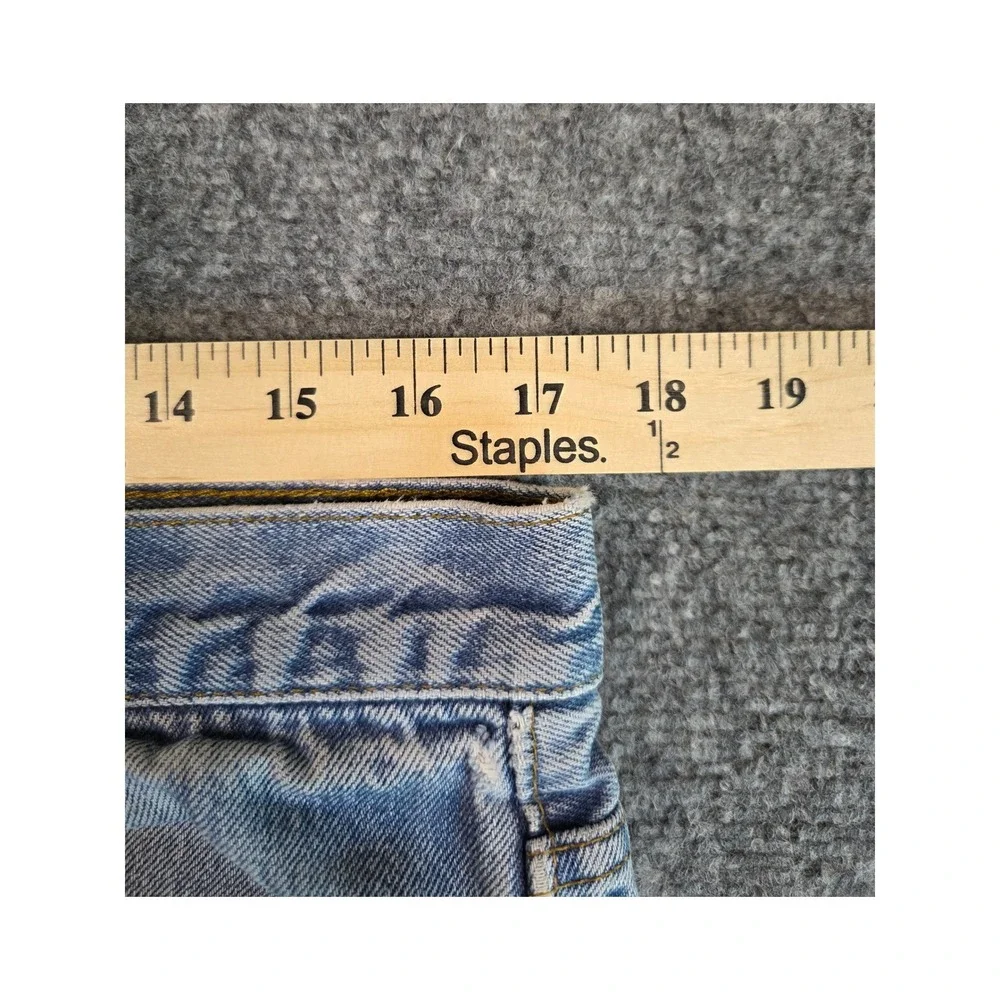 Vintage 90s Levis 501xx Jeans Mens 38x34 Light Wash Blue Denim Made in USA